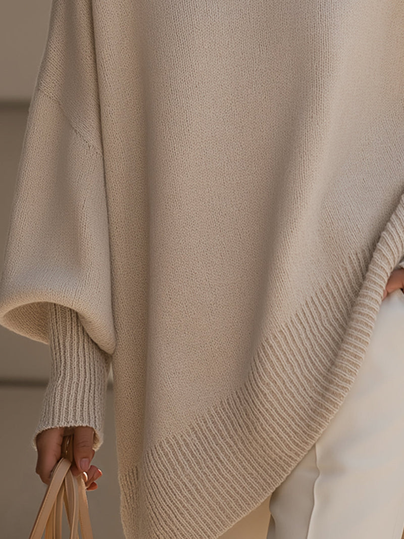 Kimia - Oversized Knitted Round Neck Sweater