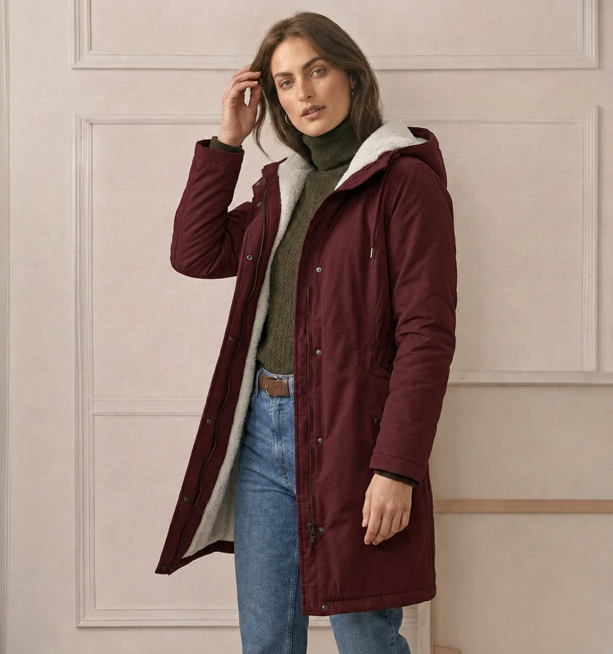 Marjorie™ | Cozy Waterproof Jacket with Hood
