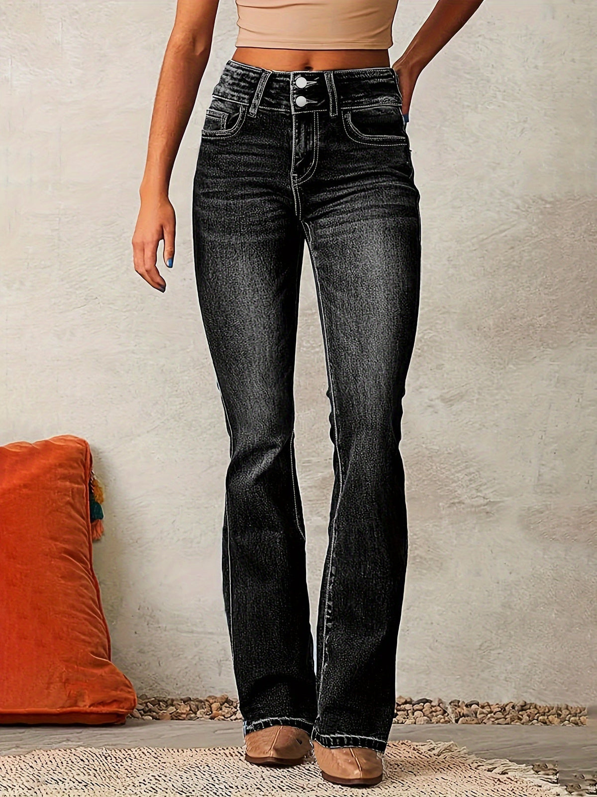 High-Rise Flared Pants