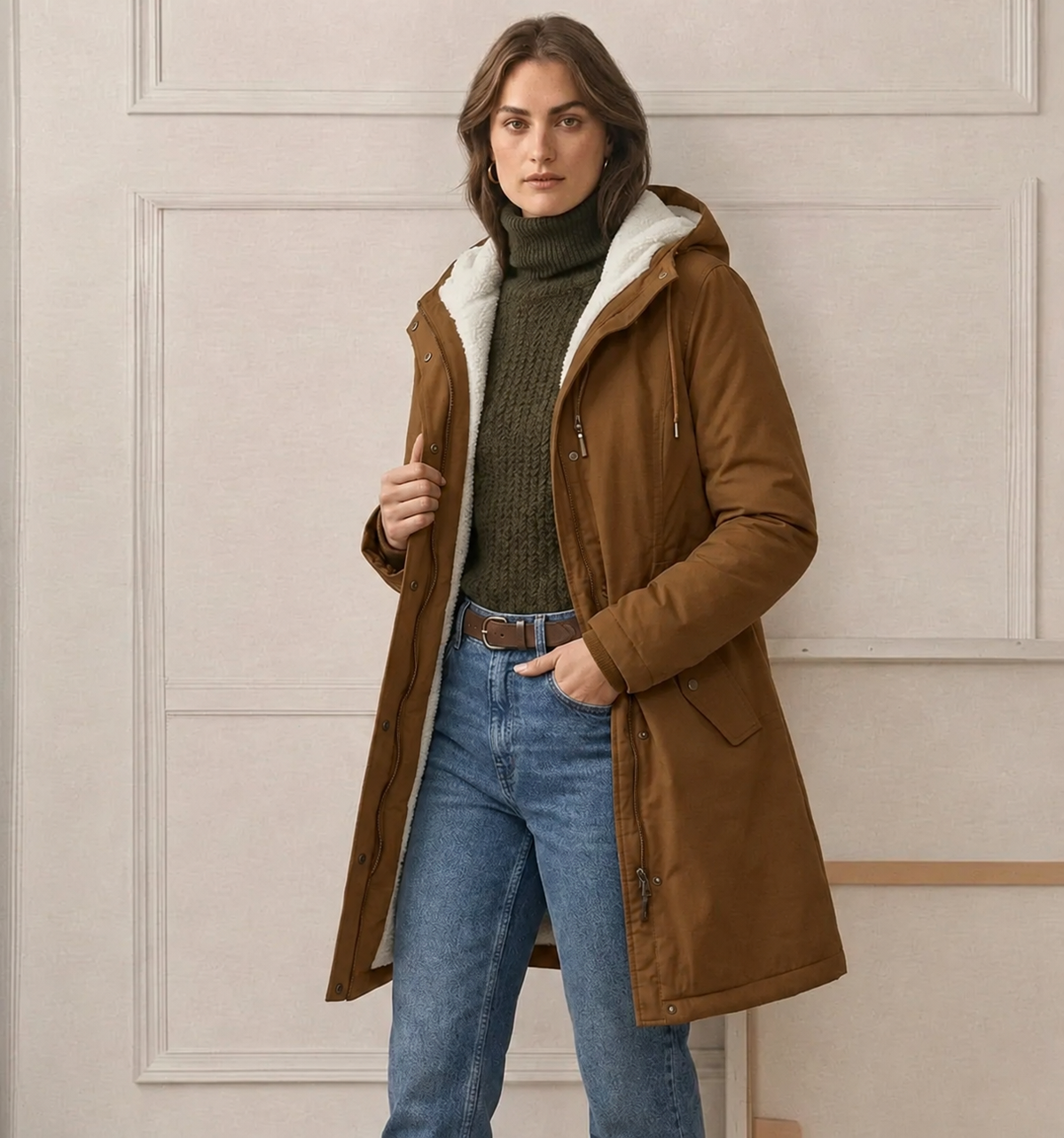 Marjorie™ | Cozy Waterproof Jacket with Hood