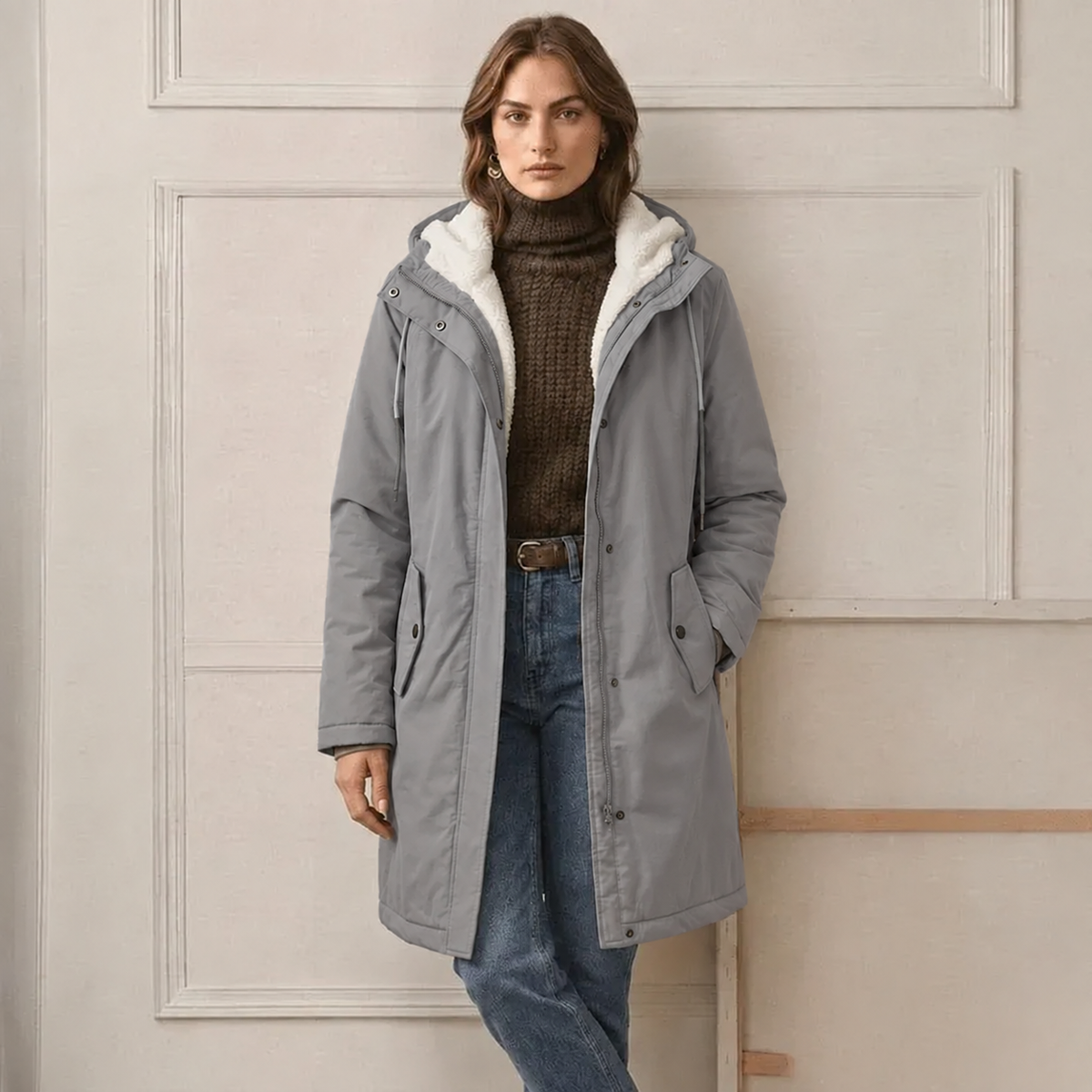 Marjorie™ | Cozy Waterproof Jacket with Hood