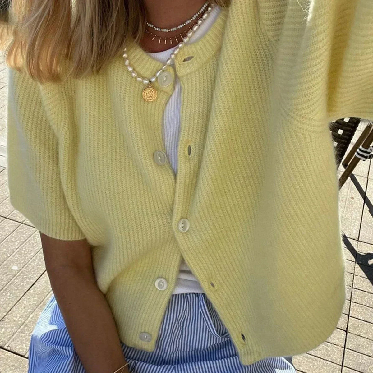 Mycah | Short-Sleeved Cardigan