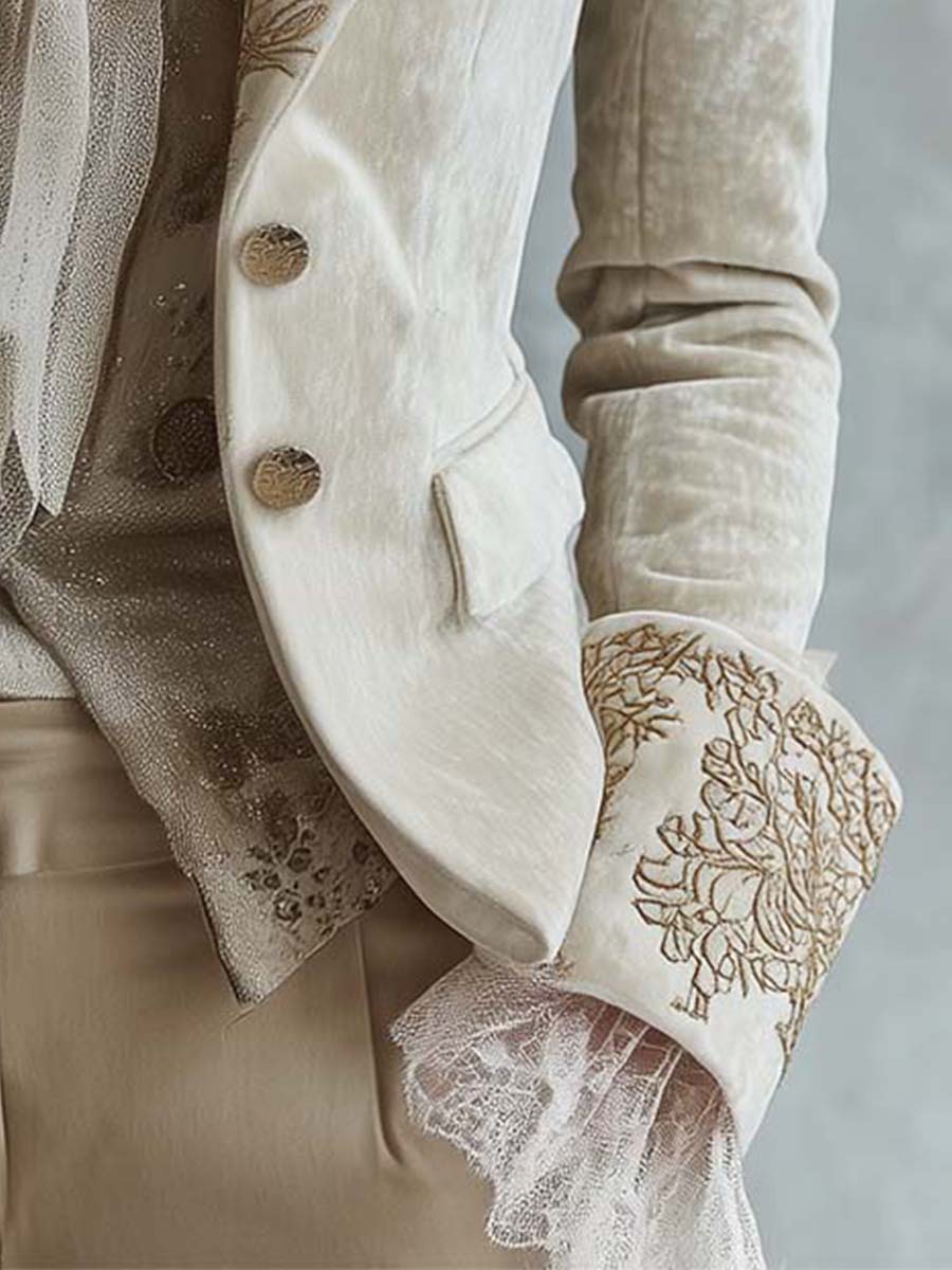 Antonina | Tailored embroidered women's blazer
