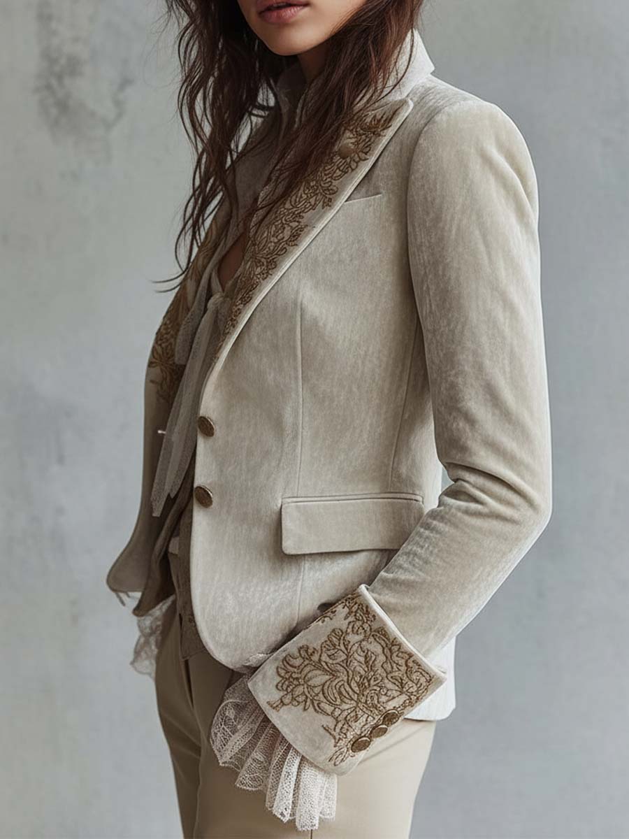 Antonina | Tailored embroidered women's blazer