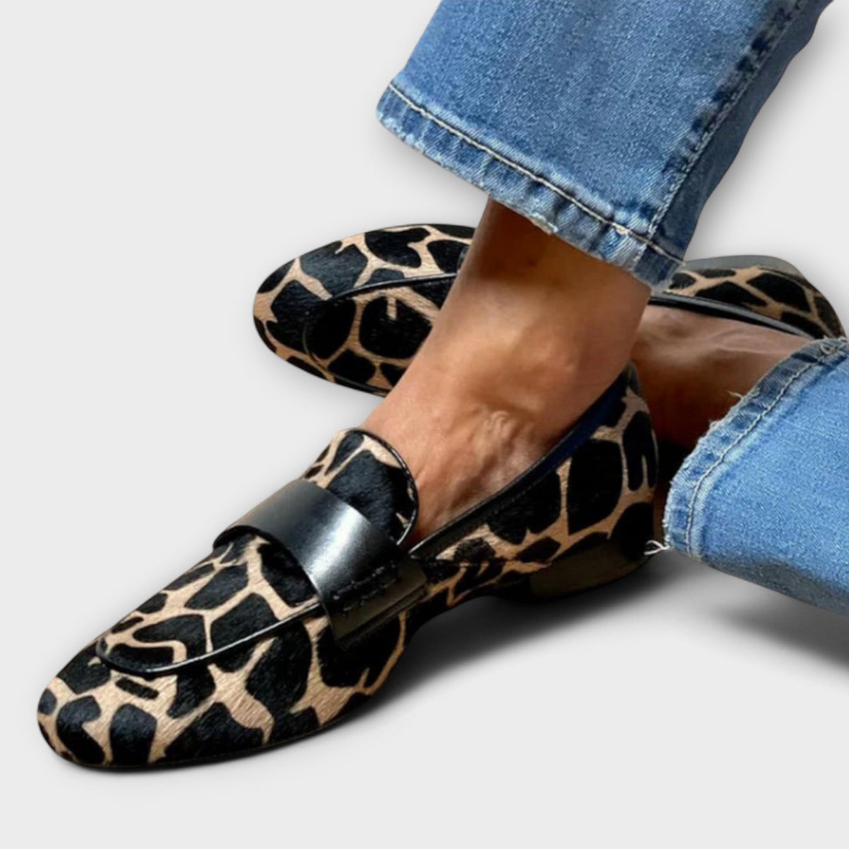 Blanka ™ | Leopard orthopedic moccasins