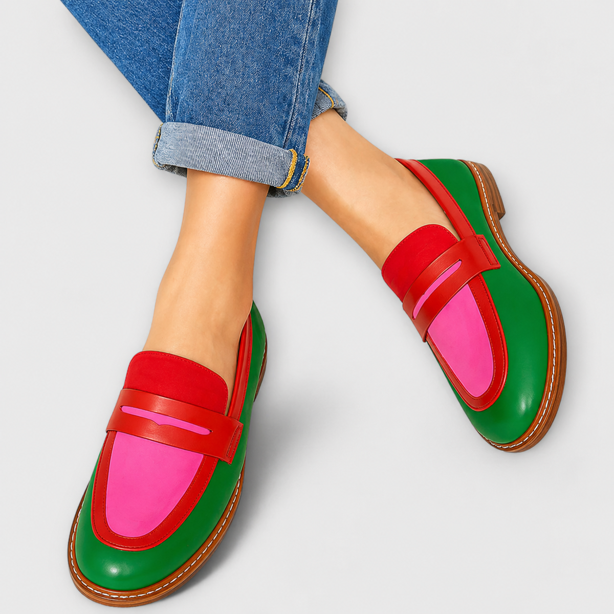 Florentine | Free Contrast Moccasins