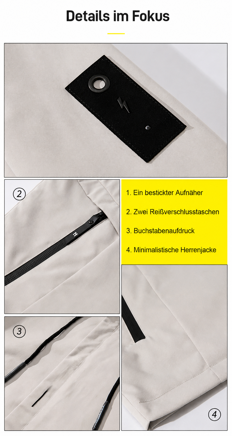 Kalvien | Waterproof and Windproof Men's Hooded Jacket