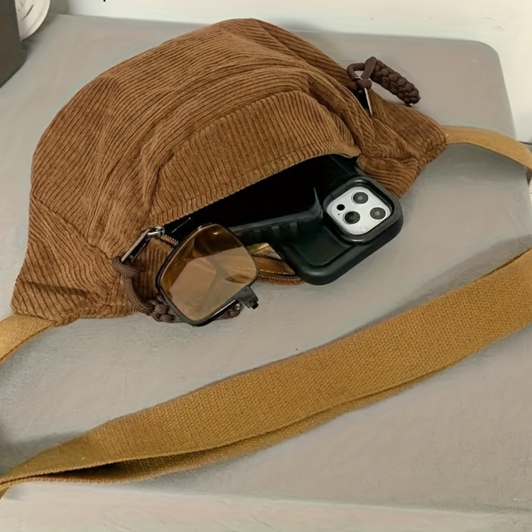 PETRA | CORDUROY SHOULDER BAG