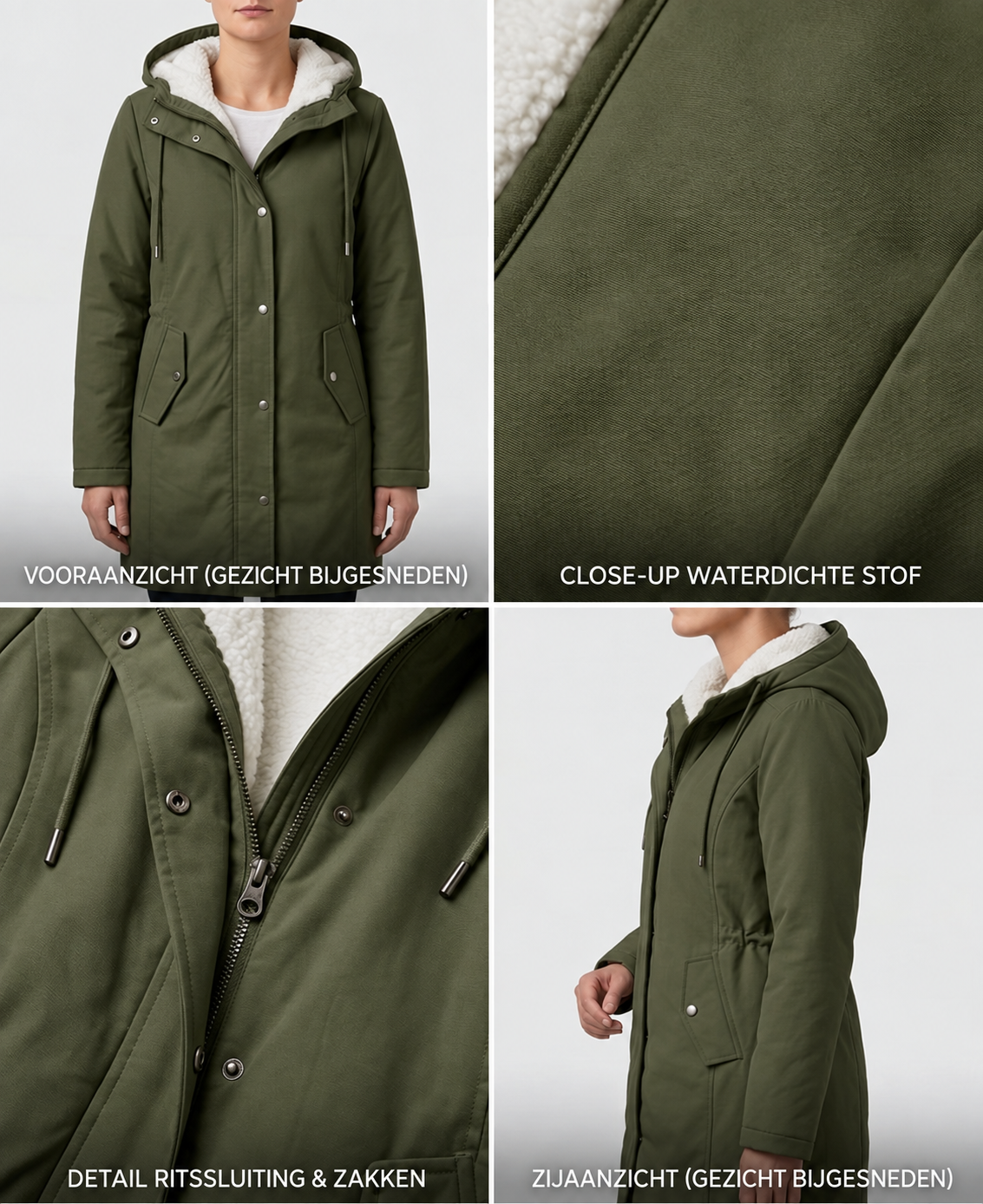 Marjorie™ | Cozy Lined Weather-Resistant Coat