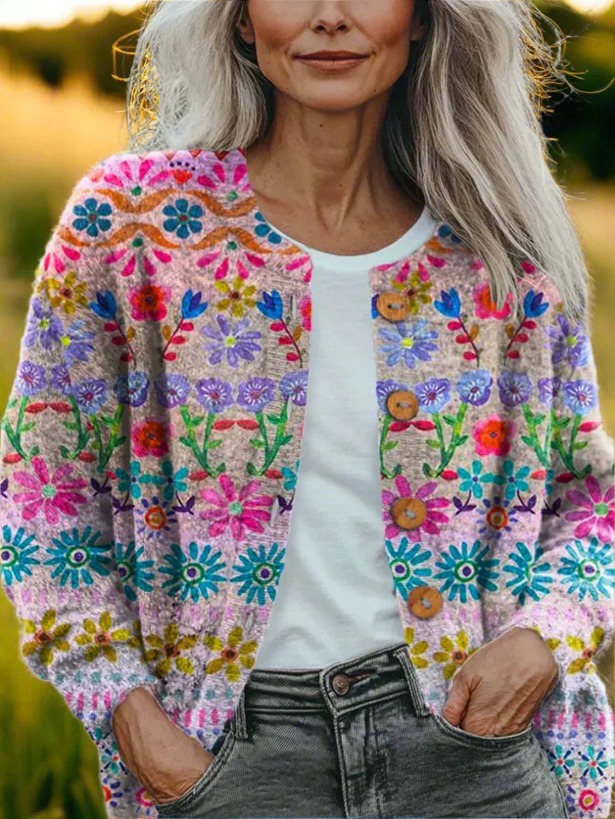 Josephine | Stylish Patchwork Cardigan for Women