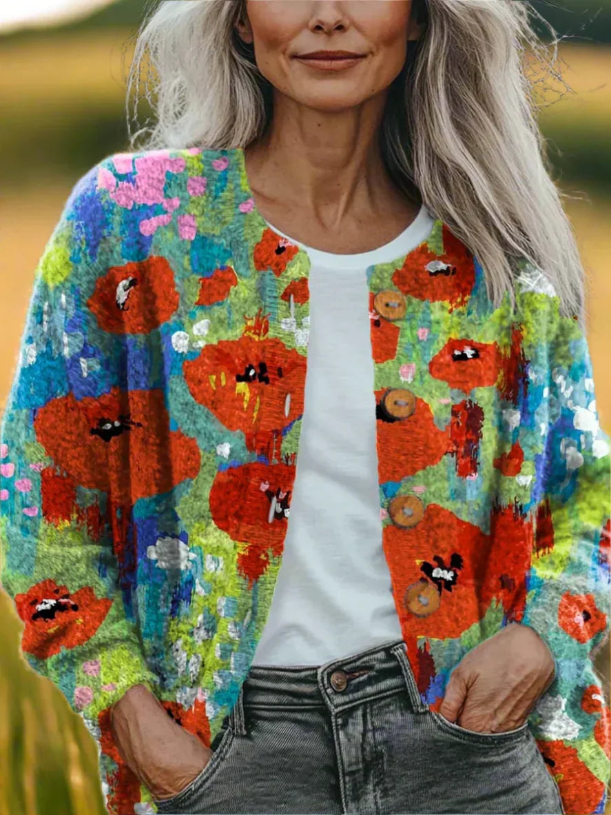 Josephine | Stylish Patchwork Cardigan for Women