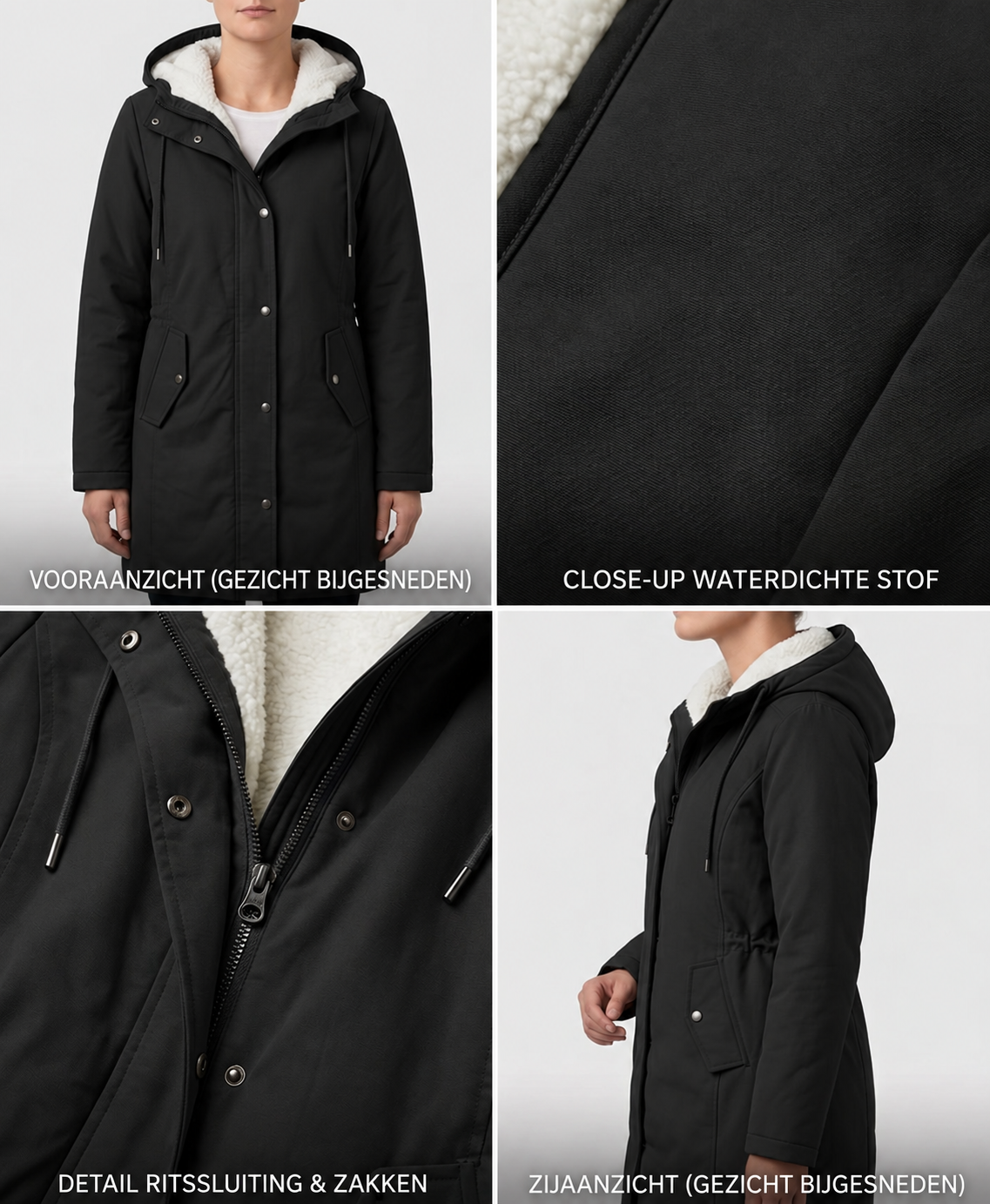 Marjorie™ | Cozy Lined Weather-Resistant Coat