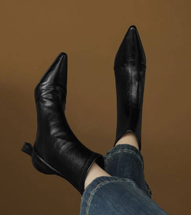 Charlotte-May | Heeled Ankle Boots