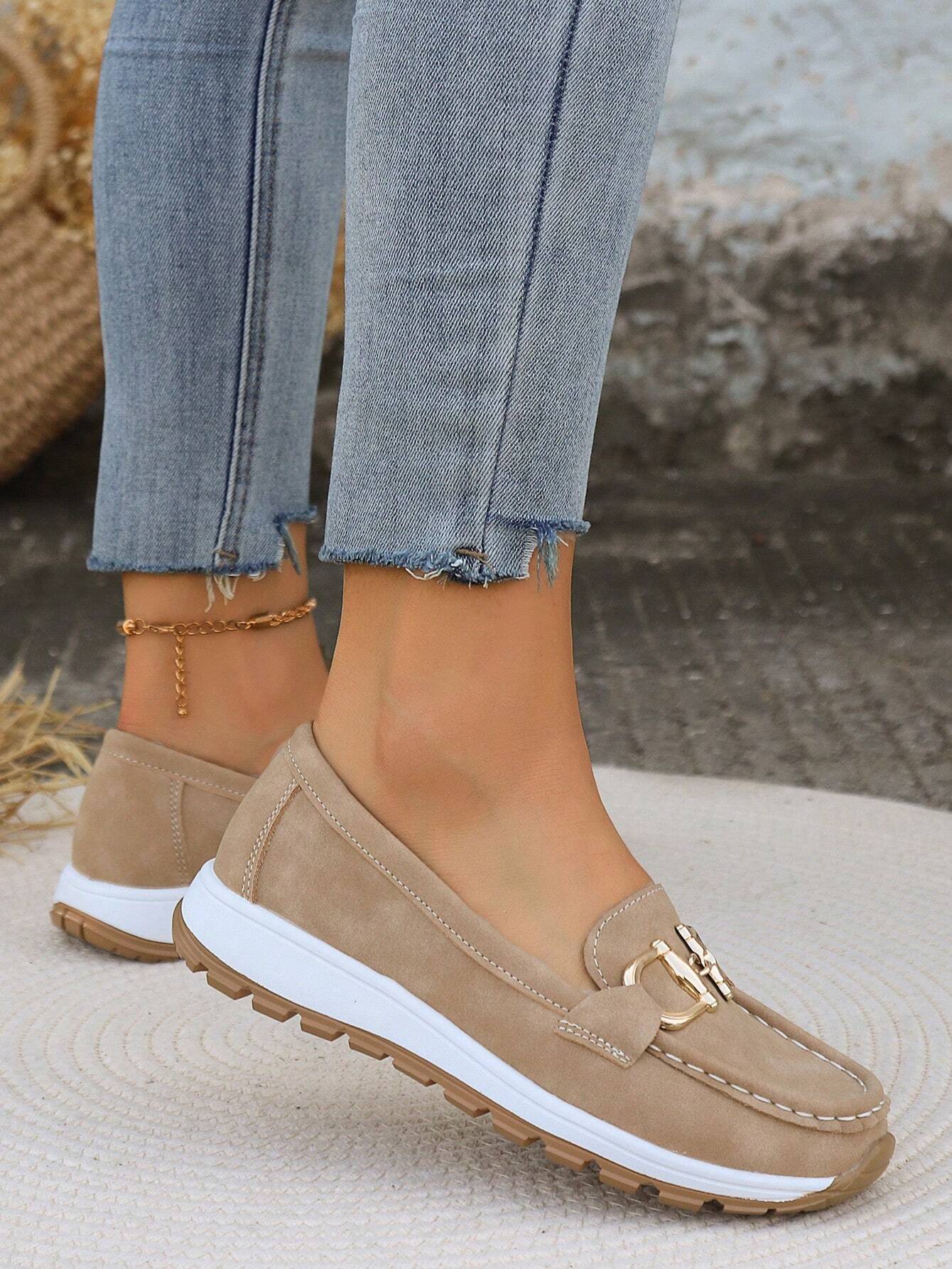 Eloise | Flat Buckle Moccasins