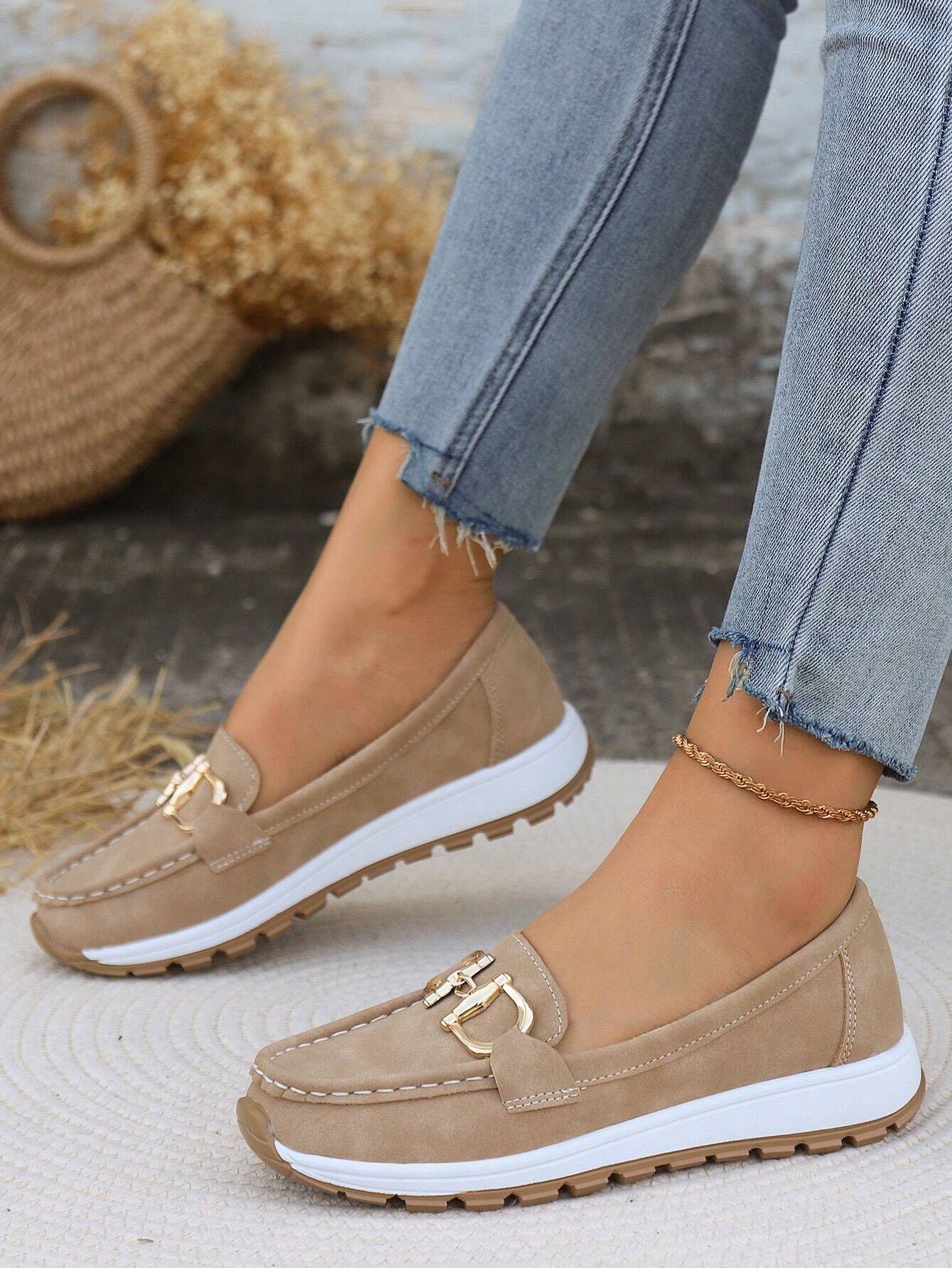 Eloise | Flat Buckle Moccasins