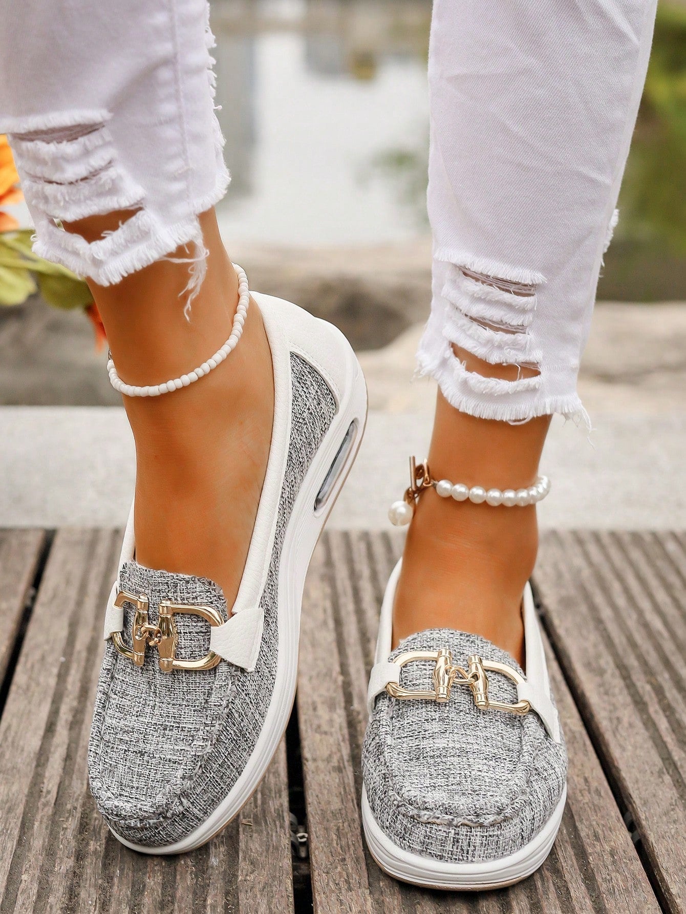 Eloise | Flat Buckle Moccasins