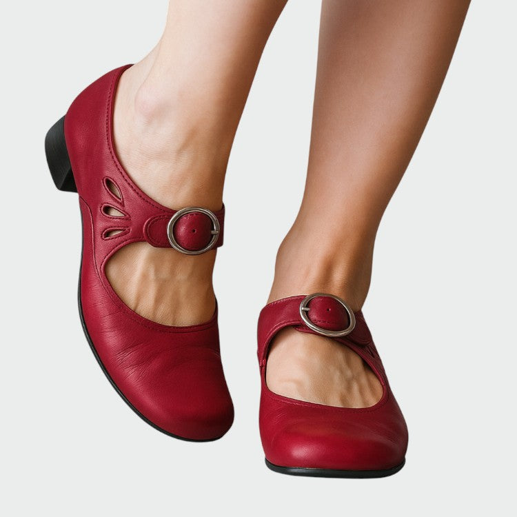 Olivia - Classic Mary Jane Shoes with Straps