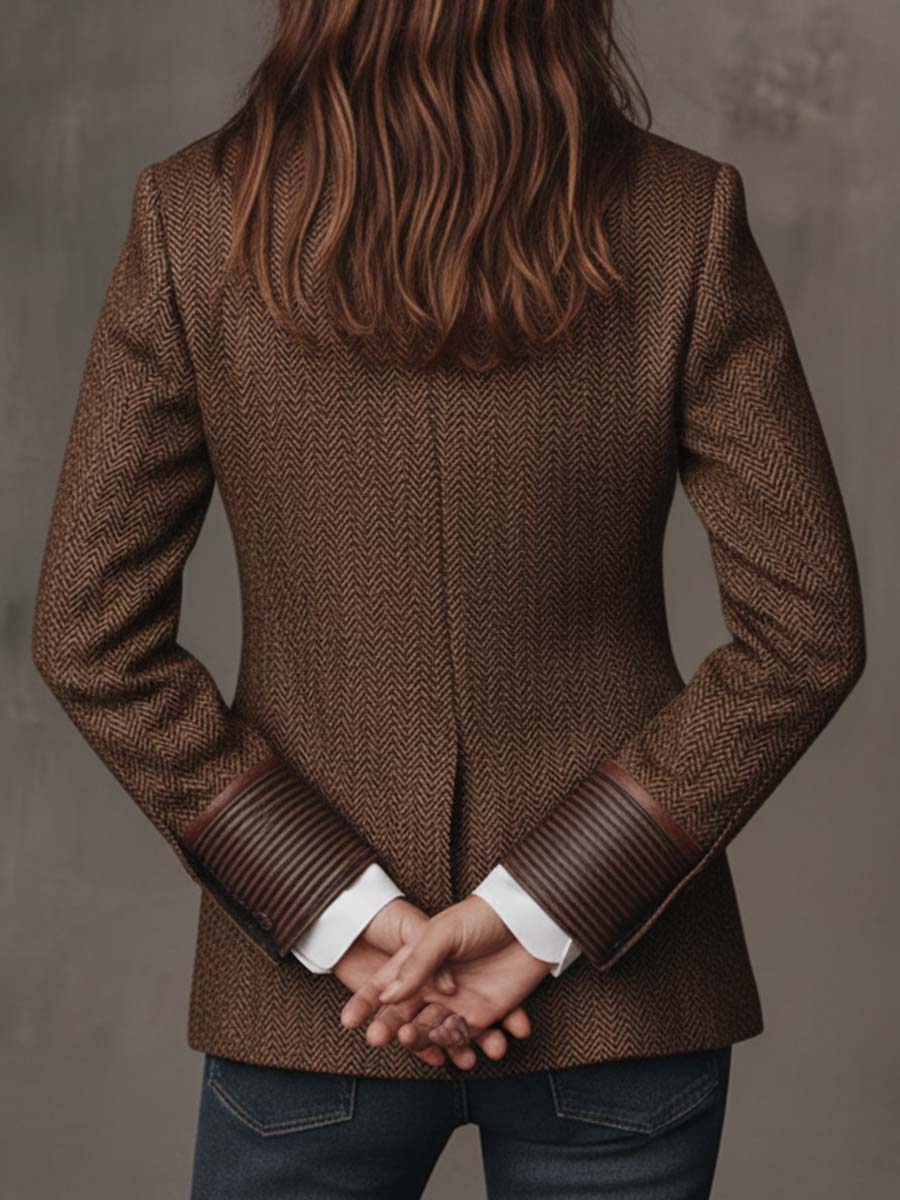 Zofia | women's houndstooth blazer