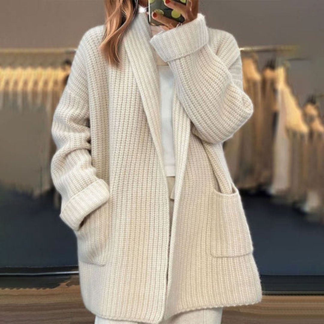 Anaya | Wool Blend Cardigan for Women, Classic & Stylish
