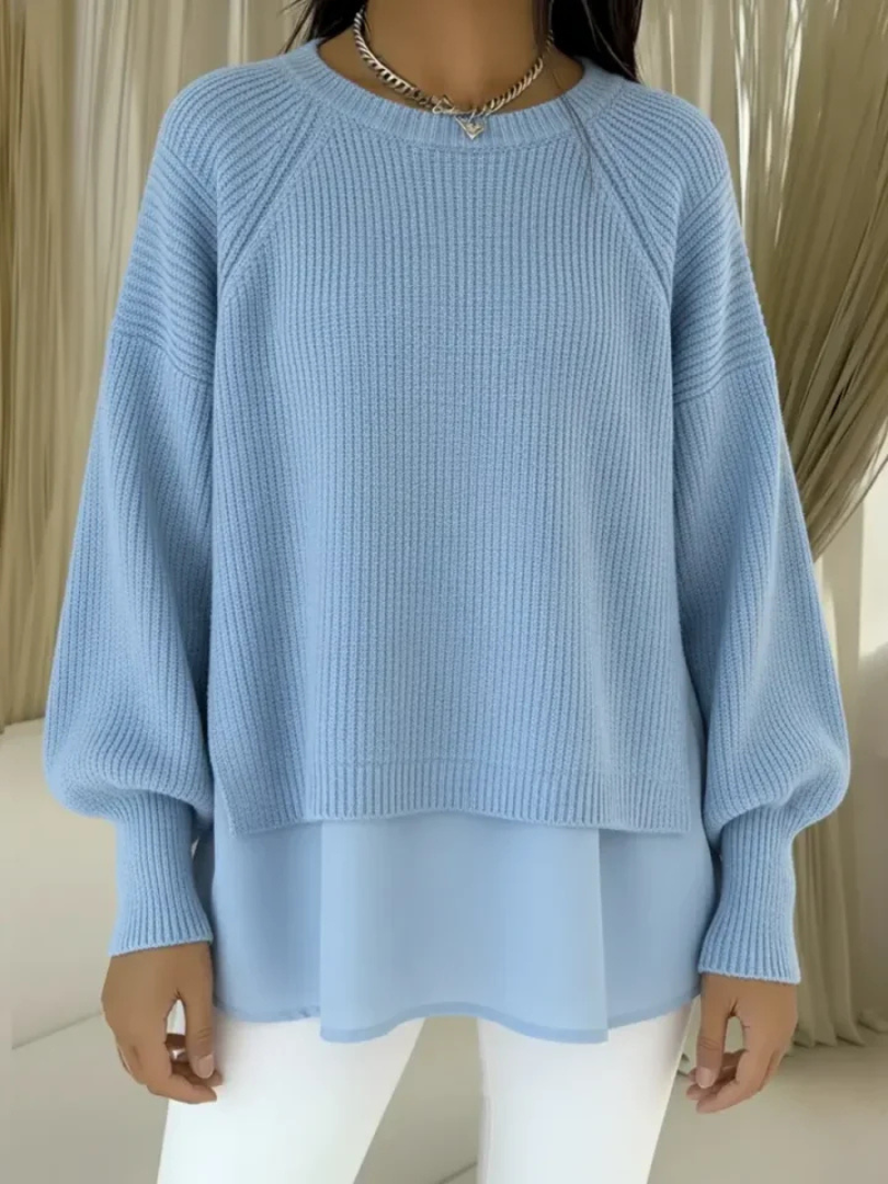 Teuntje | Sweater with Layered Look