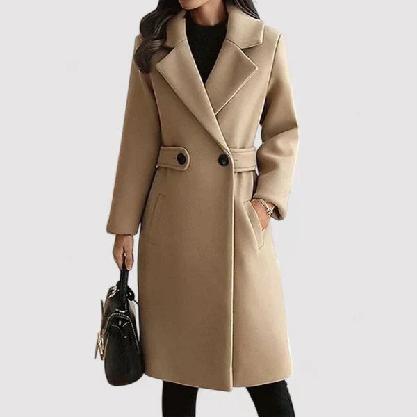 Clara™ | Wool Coat with Belt