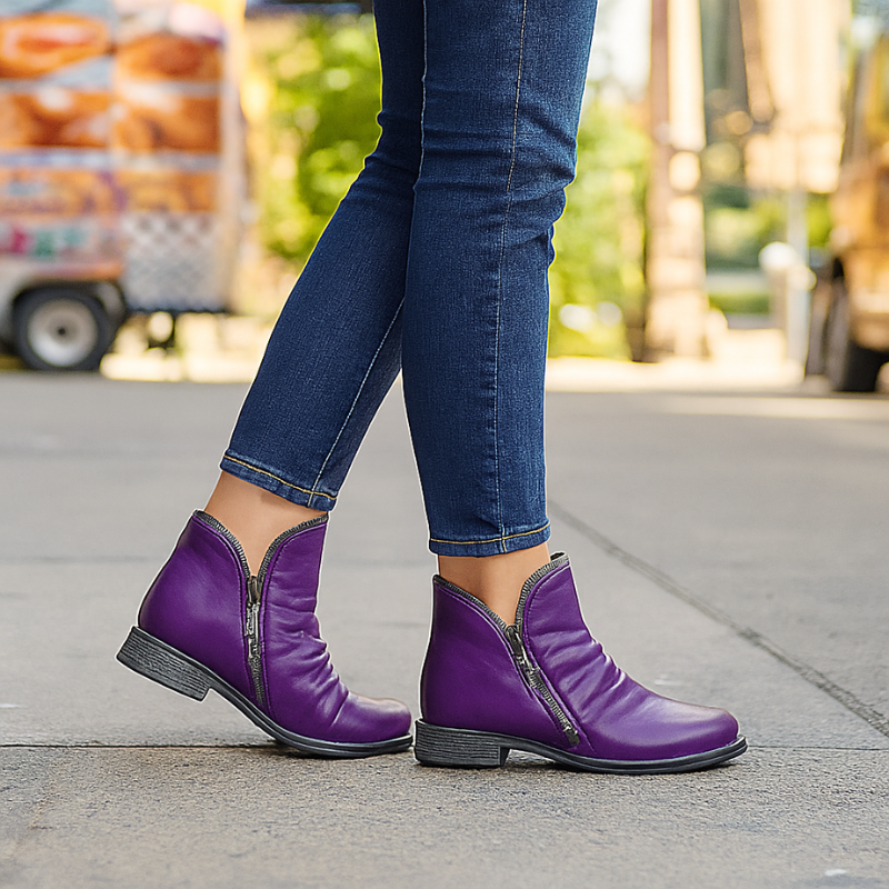 Selma™ | Stylish Ankle Boots with Zipper