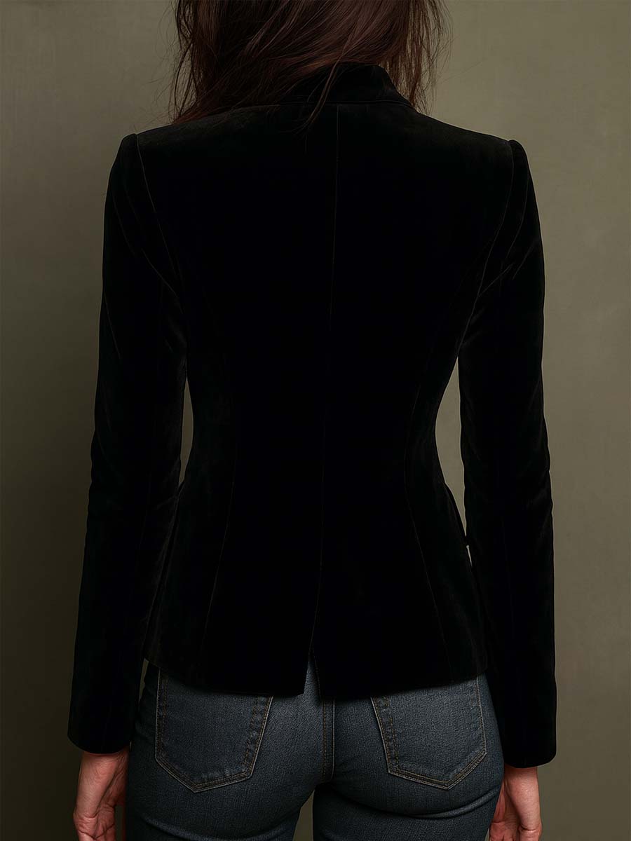 Helena | blazer with colorful floral embroidery