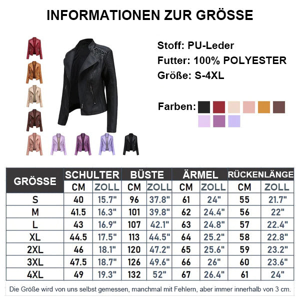 Clarisa | Washed Lambskin Leather Jacket