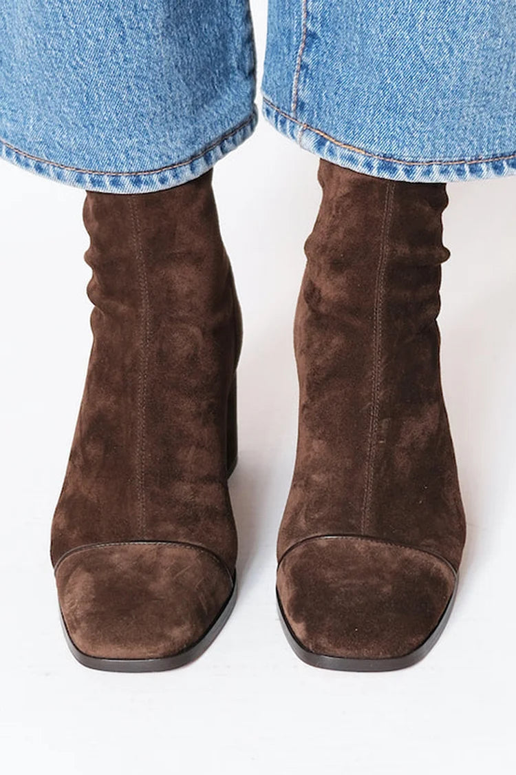 Margaux™ | Elegant Suede Ankle Boots