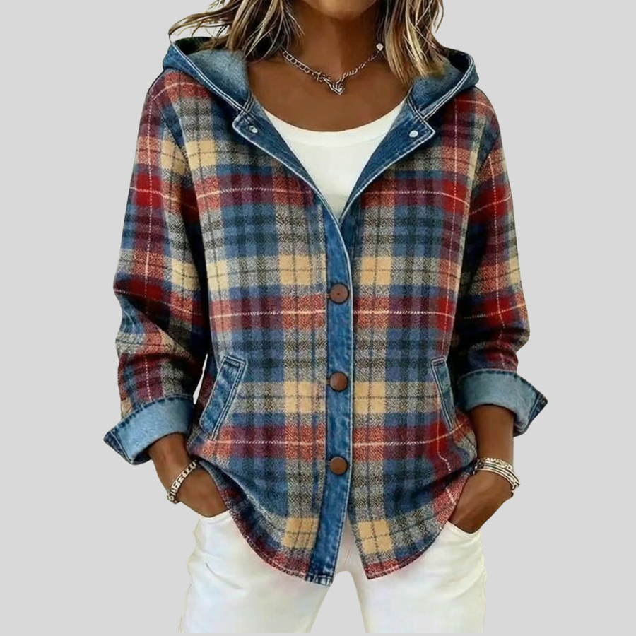 Florence - Hooded Checked Shacket