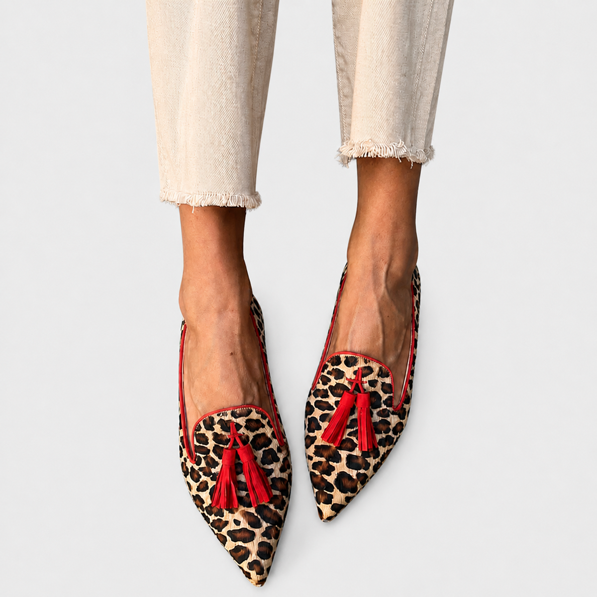 Melanie | Leopard Print Loafers