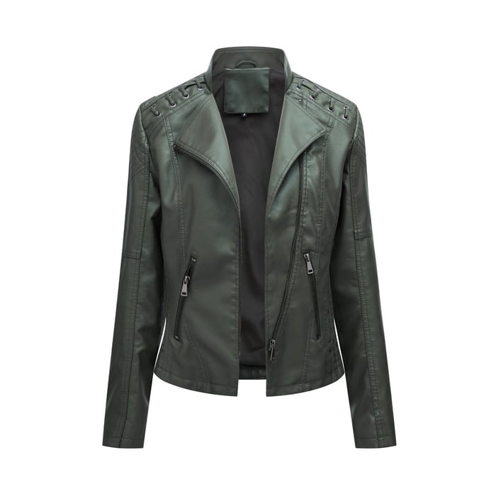 Clarisa | Washed Lambskin Leather Jacket