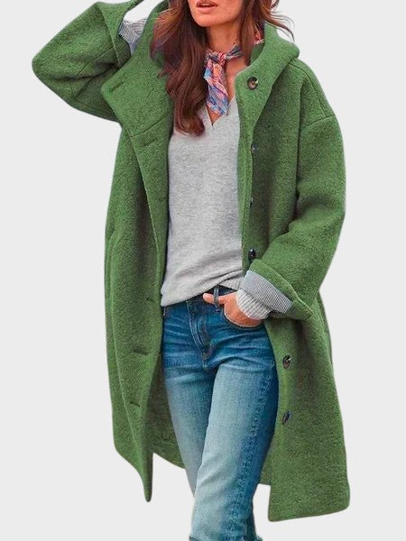 Alena™ | Jacket with Buttons and Hood