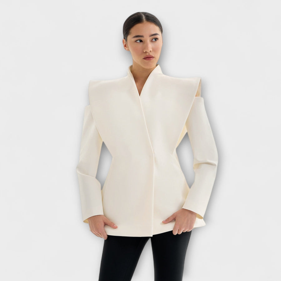 Valeria | Sculptural Shoulder Blazer