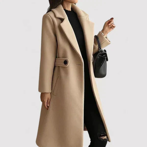 Clara™ | Wool Coat with Belt