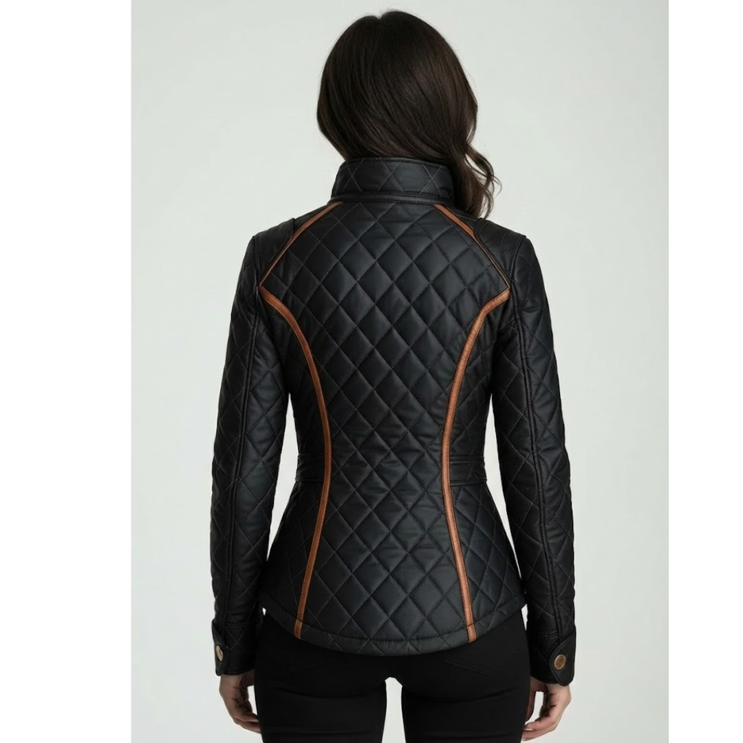 Villiana | Diamond Quilted Jacket with Lining