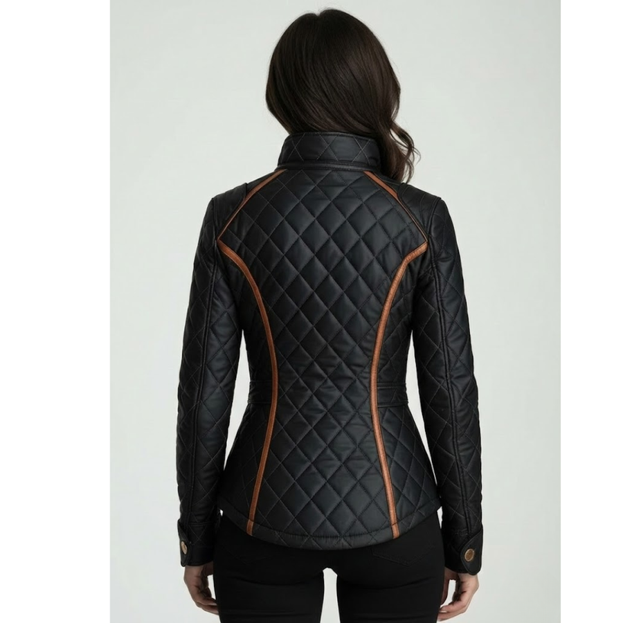 Villiana | Diamond Quilted Jacket with Lining