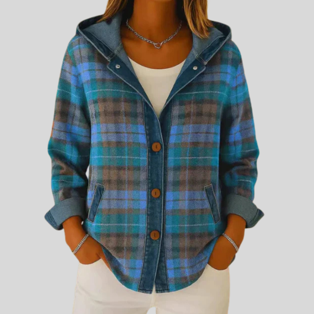 Florence - Hooded Checked Shacket