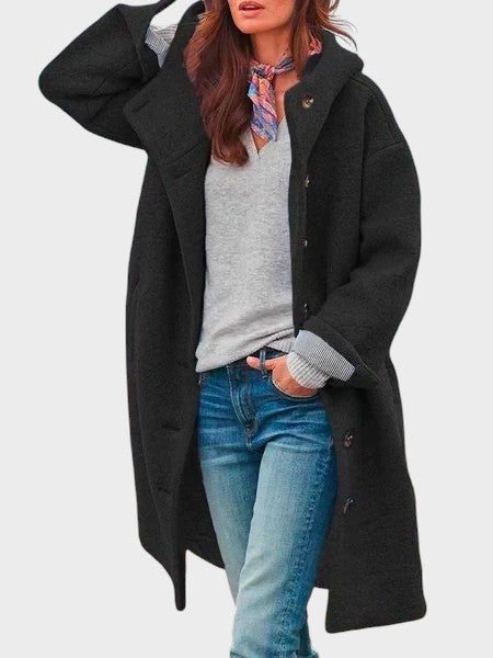 Alena™ | Jacket with Buttons and Hood