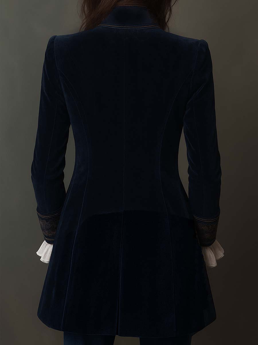 Emilia | Long Embroidered Women's Blazer