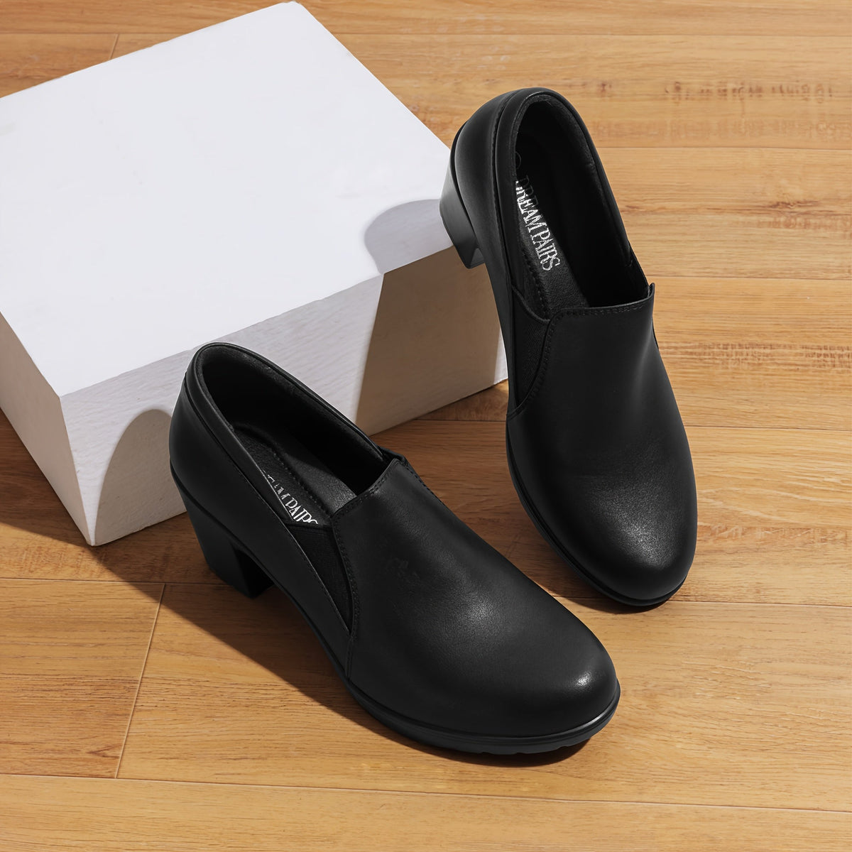 Millie | Block Heel Loafers