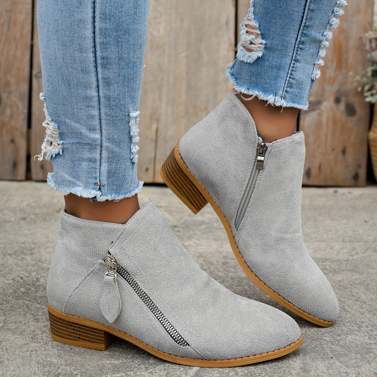 Lona™ | Stylish Suede Ankle Boots