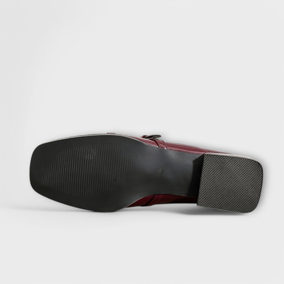 Borka™ - Moccasins in Bright Burgundy Color