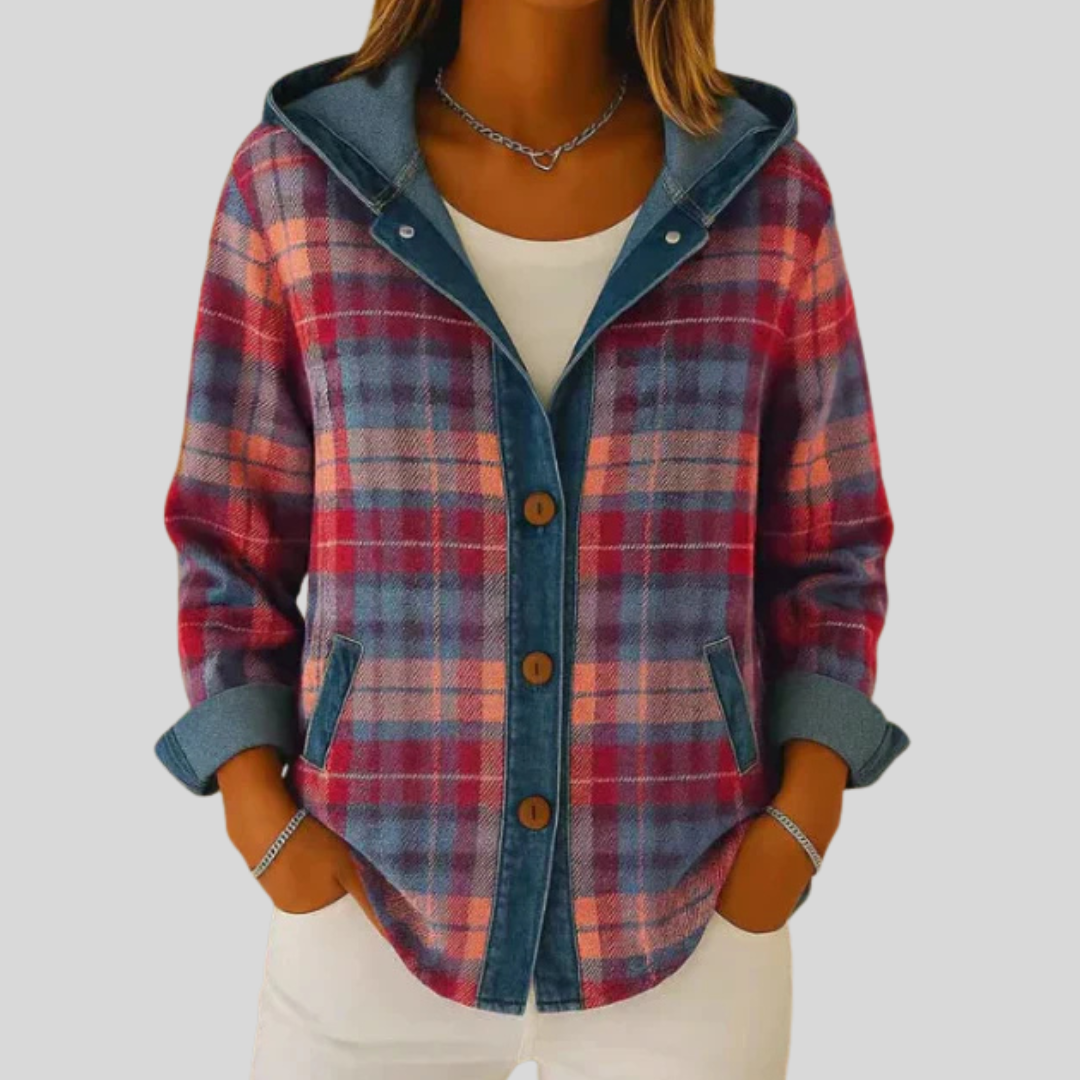Florence - Hooded Checked Shacket