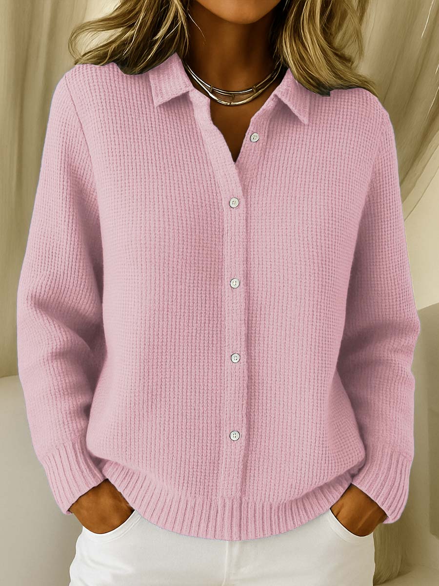 Livia | Tailored Cotton Cardigan