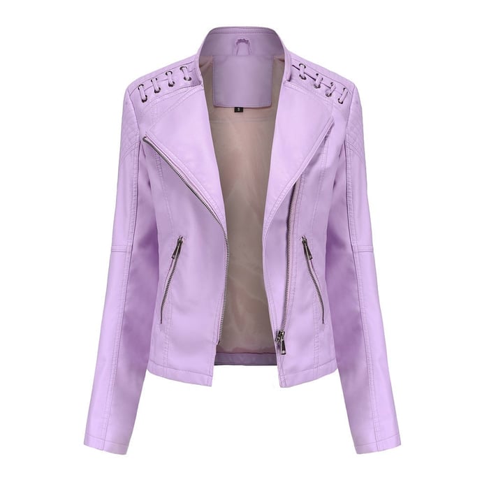 Clarisa | Washed Lambskin Leather Jacket