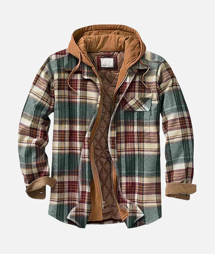 Duncan | Checkered Patchwork Jacket