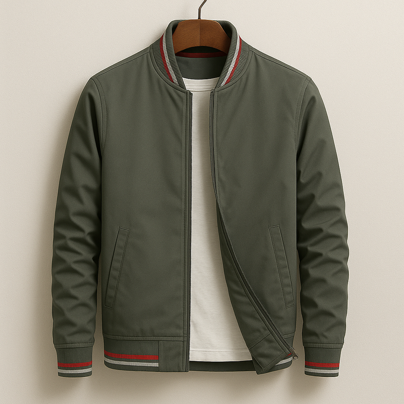 Wally | Bomber Jacket with Stripes