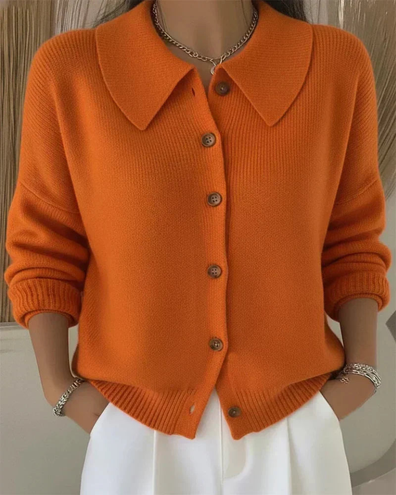 Klaasje | Button Collar Cardigan
