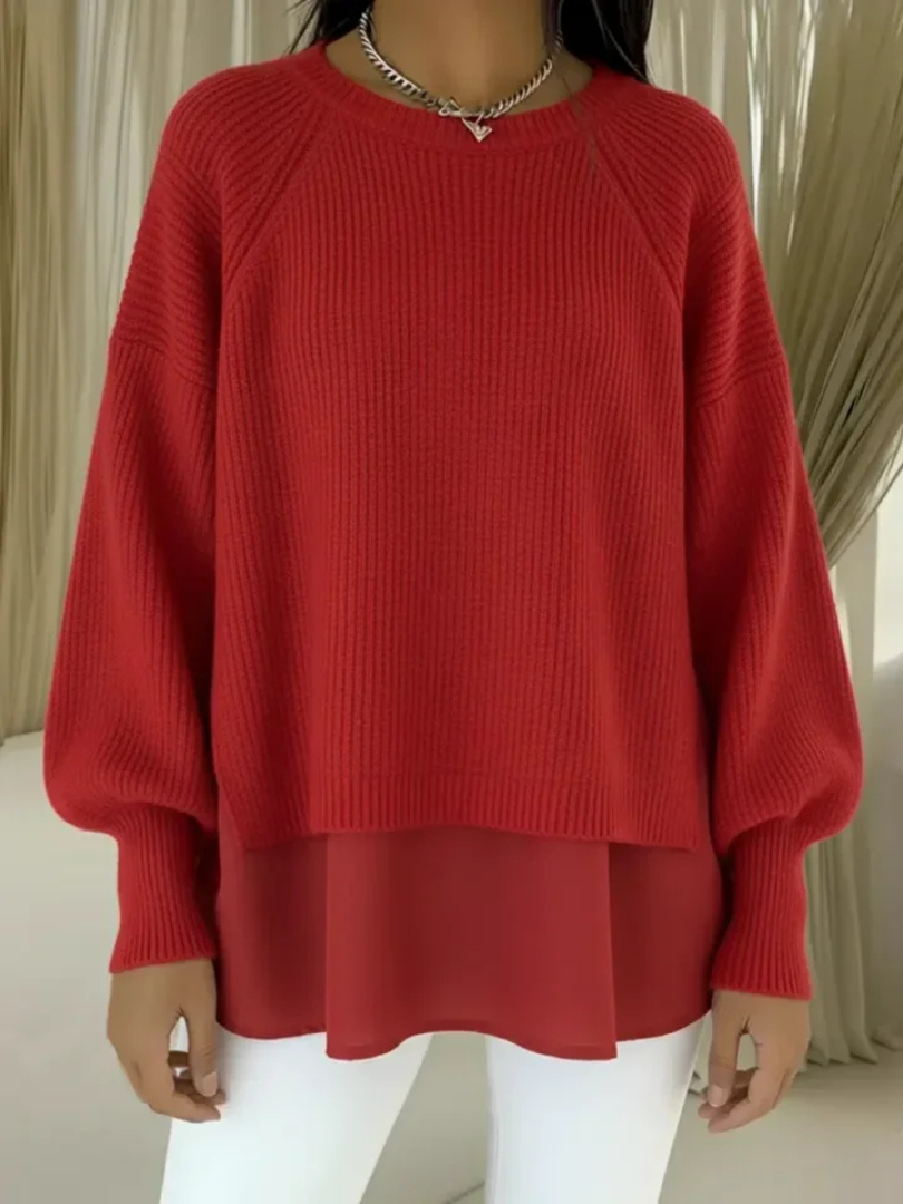 Teuntje | Sweater with Layered Look